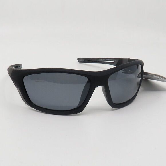Polarized Foster Grant Ironman Zeal New Black/Gray Sunglasses with pouch - Picture 3 of 6